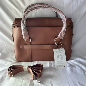 Samsonite Business Executive Leather Convertible Brief